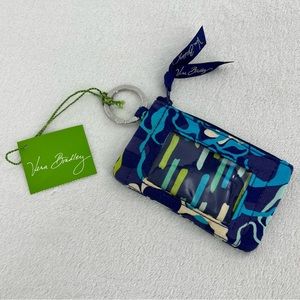 NWT Vera Bradley Katalina Blues Zip ID Case